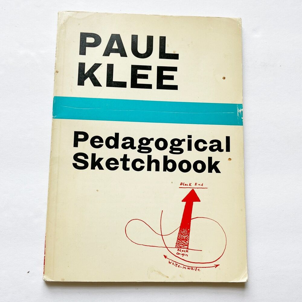 Pedagogical Sketchbook by Paul Klee Faber Paperbacks Bauhaus